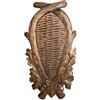 Hi Life Living Nature Scudo di Legno per Trofeo Daino. Pannello. Corna. Caccia. 43x22cm 231401