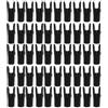 ANKROYU 50 pezzi cocche per frecce per tiro con l' inserti di coda di freccia di ricambio in plastica di alta qualità per il tiro accessori per ricurvo resistenti e leggeri (S)