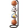 Generic Portaoggetti da basket | Organizzatore di attrezzature sportive per garage indipendente | Supporto per palla organizer per attrezzi sportivi multiuso facile da installare per pallavolo