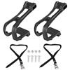 equlup 1 set fermapiedi per bici, fermapiedi per pedali da ciclismo 14x7x5 cm/5,5x2,8x2 pollici Accessori per bicicletta da esterno antiscivolo per il fissaggio di bici da strada