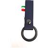 ARMERIAONLINE SINCE 1999 Anello BLU Porta Manganello tonfa da cinturone nero porta pila militare guardia giurata polizia MADE IN ITALY