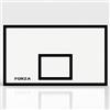 FORZA Tabellone Basket | Tabellone Pallacanestro A Muro - Tabellone Universale Ideale Per Qualsiasi Canestro | Spessore Di 10mm, Allenamento (120cm x 89cm)