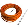 Rawlings - Kit per riallacciatura guanti da baseball e softball, lacci standard 0,5 x 182,9 cm con strumento, arancione.