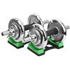 ZenithAur Supporto per telaio per manubri ZenithAur, supporto per manubri da 1 paio, tappetino per supporto per manubri, rack di stoccaggio per palestra domestica, attrezzatura per il