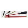 globe fishing kit pulizia carabina calibro 4,5 scovoli scovolini asta bacchetta