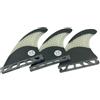 UP SURF UPSURF Tavola da Surf Future G5/G7 Base Pinne Fibra di Vetro per Tavola da Surf Pinne Stile Tri Fin Thruster Set Carbonio Favo (Bianco G5)
