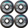 DYHQQ Confezione da 4 Ruote per Pattini in Linea 78mm 80mm 85A Ruote da Hockey con Cuscinetti destinate alla Sostituzione delle Ruote dei Rollerblade, Ruote da Allenamento,with Bearings,78mm