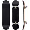 COSTWAY Skateboard Mini Cruiser Completa Longboard in Legno di Acero, Colori a Scelta, 79 x 20 cm