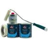 WAGA PAINT S.R.L. Kit Nautica Antivegetativa - Boero Crossover Autopulente Alte Prestazioni 1,5LT (2x750ML) (Bianco, Nero, Blu, Rosso), Diluente 250ML Waga Paint, Rullino Pelo Raso, Nastro Gommato -