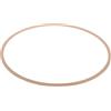 SPORTTEC cerchio da ginnastica in legno, hula hoop, cerchio da allenamento, cerchio da fitness, cerchio da palestra, riduzione del peso, 70cm