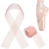 Alasum Elastici Invisibili per Scarpette da Ballo 2 Pezzi Rosa 35 CM Supporto Rinforzato per Balletto e Danza Classica Adatti a Donne e Ragazze