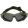 Lergo - Occhiali tattici per moto, Airsoft, protezione degli occhi, anti appannamento, in metallo