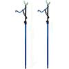 Generico puntale Reggi Canna Regolabile Picchetto Pesca Bolognese Mare Spiaggia Kit 2 Pz. altezza max cm. 140