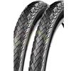 DSI 2 Copertoni 20 x 1.75 (47-406) SRI-114 per Bici Graziella, City Bike, BMX, Bambino | Pneumatici Stradali Neri in Gomma Bicicletta