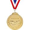Starnearby Medaglia Oro Argento e Bronzo con Nastro, Medaglia Ping Pong 5 CM, Medaglie Premiazioni Metallo per Bambini e Adulti, Medaglia Premio, Medaglie Vincitori per Competizioni, Sport