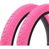 KHEbikes Kenda BMX - Set di pneumatici 20 x 1,95 pollici - circa 610 g - Copertoni - Design accattivante - Park & Street - Rosa - 1 coppia