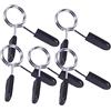 BESPORTBLE Molla Clip per Bilanciere e Barra Manico in Plastica, 5 unità, Fermaglio Antiscivolo per Bilanciere e Manubri, Adatto per Palestra, Powerlifting e Sollevamento Pesi