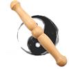 EYRMQWJPC Taiji Kungfu Bang, Bastone Tradizionale Cinese for Tai Chi, in Legno massello, 33x4,5 cm, for Esercizi di Arti Marziali Tai Chi Qigong(A)