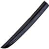 Sportech Italia - Pugnale Tanto in legno, arma da addestramento, coltello Giapponese di legno difesa personale per Arti Marziali Aikido Iaido Jiu Jitsu Kendo Bokuto (Nero)