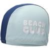 Monnëka Cuffia da Bagno per Bambini Unisex | Cuffia da Nuoto in Tessuto Elastico con Protezione Solare UV50+ | Cuffie da Piscina Confortevoli per Bambini | Blues & Beyond 4 a 5 anni