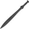 Playwell Deluxe Arti Marziali Nero Polipropilene Plastica Celtic Foglia Allenamento Spada - V4