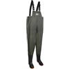 STR SPINNING TECHNOLOGY & RAP STR Hydro Wader - Scafandro da Pesca Impermeabile in PVC con Stivali Antiscivolo, Salopette Waders Heavy Duty per Pesca, Caccia e Outdoor (42)