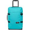 Eastpak Tranverz S Trolley Cabina 42L (51 x 32,5 x 24 cm), valigia bagaglio a mano con ruote, resistente e leggera, doppio scomparto, manico telescopico e TSA lock - WATERFALL BLUE