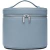 Generic Borsa da viaggio portatile in pelle, borsa cosmetica rimovibile con scomparto for il lavaggio separato, unisex(Light blue)
