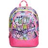 SJ GANG STYLE JAM GANG Zaino Doppio Scomparto, Rosa, Tasche multifunzione, Rosa, Per bambine e ragazze, Scuola e tempo libero