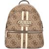 GUESS zaino per il tempo libero Manhattan II Large Backpack Latte Logo marrone chiaro