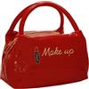 Camomilla Milano Vanity Case Donna, Similpelle, Collezione Make Up, Colore Rosso