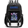 LKY STAR Anime Blue Lock Sacchetto di Scuola Daypack Zaino Viaggio Backpack da Scuola Zainetti per Ragazze Donna