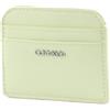 Calvin Klein portacarte CK Must Dome Cardholder Soft Lime verde chiaro