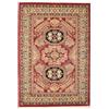 RugVista Kazak Mirvan, Tappeto, Orientali, 140 x 200 cm, Rettangolare, Pelo medio, Soggiorno, Sala da pranzo, Camera letto, Lavabile solo a secco, oeko_tex_100, Rosso/Beige