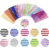 BOELLRUNO 9039pezzi Strass Autoadesivi Adesivi Acrilico Brillantini Glitter Gemme Rotondo di Perline con Multicolori 3 dimensioni 13 Fogli