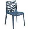 GBSHOP Sedia Traforata da Interni/Esterni di Design Vari Colori in Polipropilene
