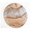 Generic Piano per Tavolo Rotondo ø 90 cm | Base In Vetro Temperato | Lastra di Protezione | Installazione Semplice | Con Cuscinetti Antiscivolo | Per Pranzo, Cucina | Decorativo - Legno Naturale con Resina