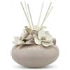 Erbolinea - Diffusori in Ceramica con Bastoncini Capodimonte Tortora - 100 ml (Dolce Confetto)
