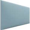 DHOME Testiera Imbottita Liscia in Similpelle Altezza 70CM Spessore 4cm e 8cm per Parete Acustica Testate Letto Pannello Fonoassorbente Camera da Letto (Similpelle Celeste, 105cm, Spessore 8cm)