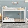 REXO 90 × 200 lettini, letti a castello, letti in ferro, letti a castello di forma classica (bianco)
