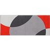 ABC TAPPETO CUCINA CLASSIC A - GREY RED 57X140