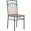 Generico Sedie per Sala da Pranzo 6 pz Marroni in MDF,Marrone,22.7kg,281397