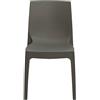 Grandsoleil Green Boheme Roma Greenpol - Sedia impilabile, 54 x 52 x 81 cm, colore: Antracite