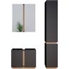 Vicco Set di mobili da bagno Gloria, Antracite, 70 cm