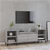 SKTQYQO Mobile TV Moderno Grigio Sonoma con 6 Scomparti, Legno Multistrato Robusto e Anta Pratica per Soggiorno, Supporto TV Stabile con Piano Espositivo, Design