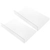 Yardenfun Protezione para Spruzzi per Vasca da Bagno e Lavandino in PVC, Flessibile, 2 Pezzi, per Bagno e Cucina