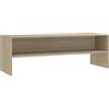vidaXL Mobile TV con Vano a Giorno Stile Classico Pratico Credenza Armadietto Basso Multimediale Rovere Sonoma 120x40x40 cm in Truciolato