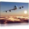 Pixxprint InstyleArt Aereo Stampa su Tela 80x60 cm Artistica murale