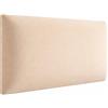 MEBLE ANGELO Angelo - Imbottitura da parete - Pannelli da parete 3D - Cuscino da parete - Pannelli imbottiti - Pannelli imbottiti da parete - Beige 100 x 30 cm - Pannelli per tappezzeria - Pannelli da soffitto