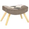 Totò Piccinni SGABELLO con gambe in legno di faggio Multicolore Design Patchwork (Elegant, Sgabello)